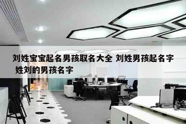 刘姓宝宝起名男孩取名大全 刘姓男孩起名字 姓刘的男孩名字
