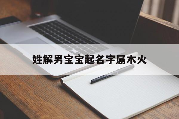 姓解男宝宝起名字属木火,姓解男宝宝起名字属木火好吗