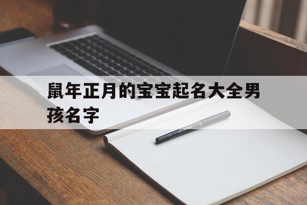 鼠年正月的宝宝起名大全男孩名字,鼠年正月的宝宝起名大全男孩名字怎么起