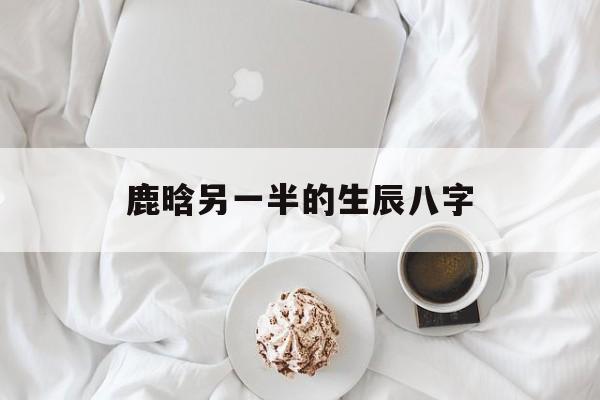 包含鹿晗另一半的生辰八字的词条