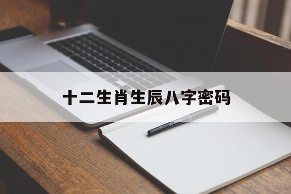 十二生肖生辰八字密码,十二生肖十二肖八字